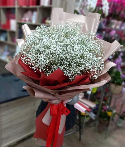 Букет цветов из: Гипсофила в Батецком