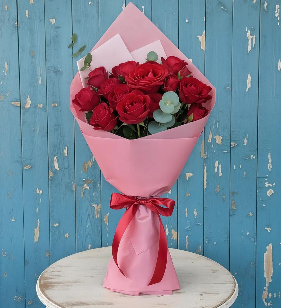 Букет цветов из: Розы в Батецком