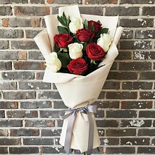 Букет цветов из:  Розы в Батецком