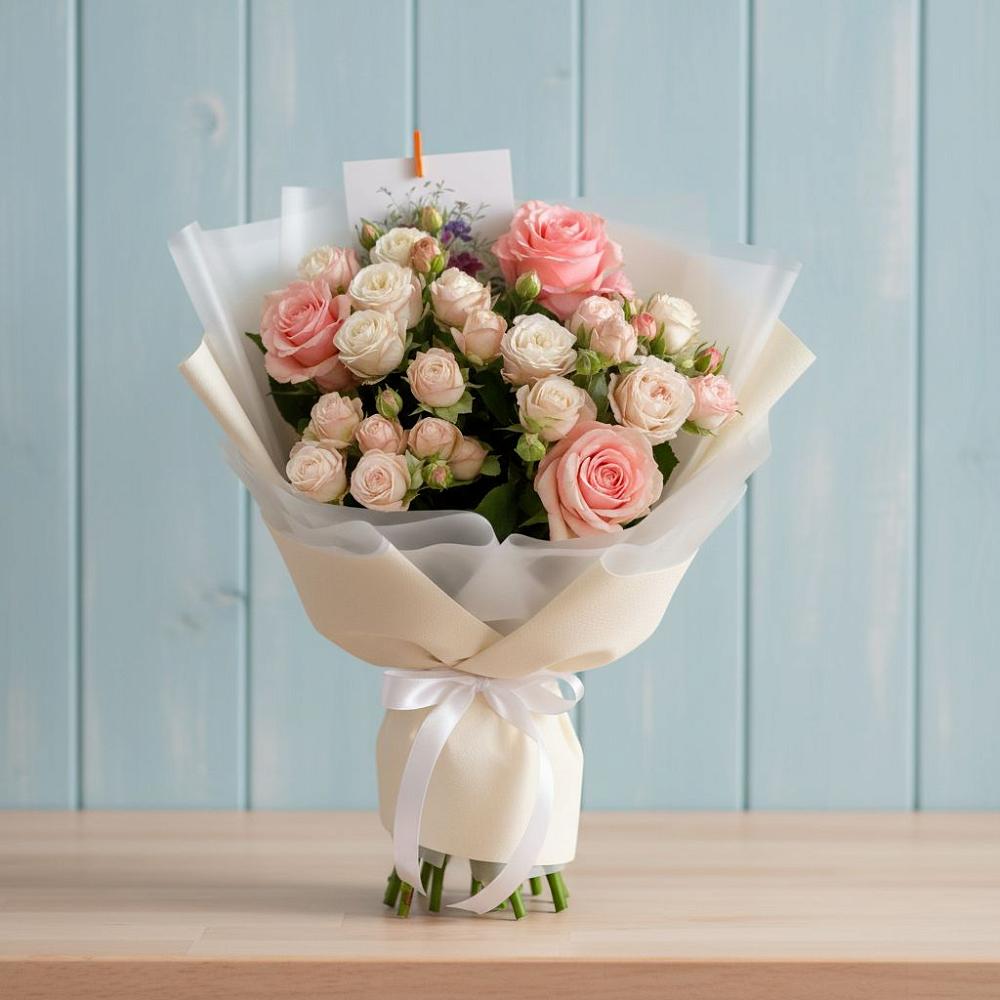 Букет цветов из: Розы в Батецком