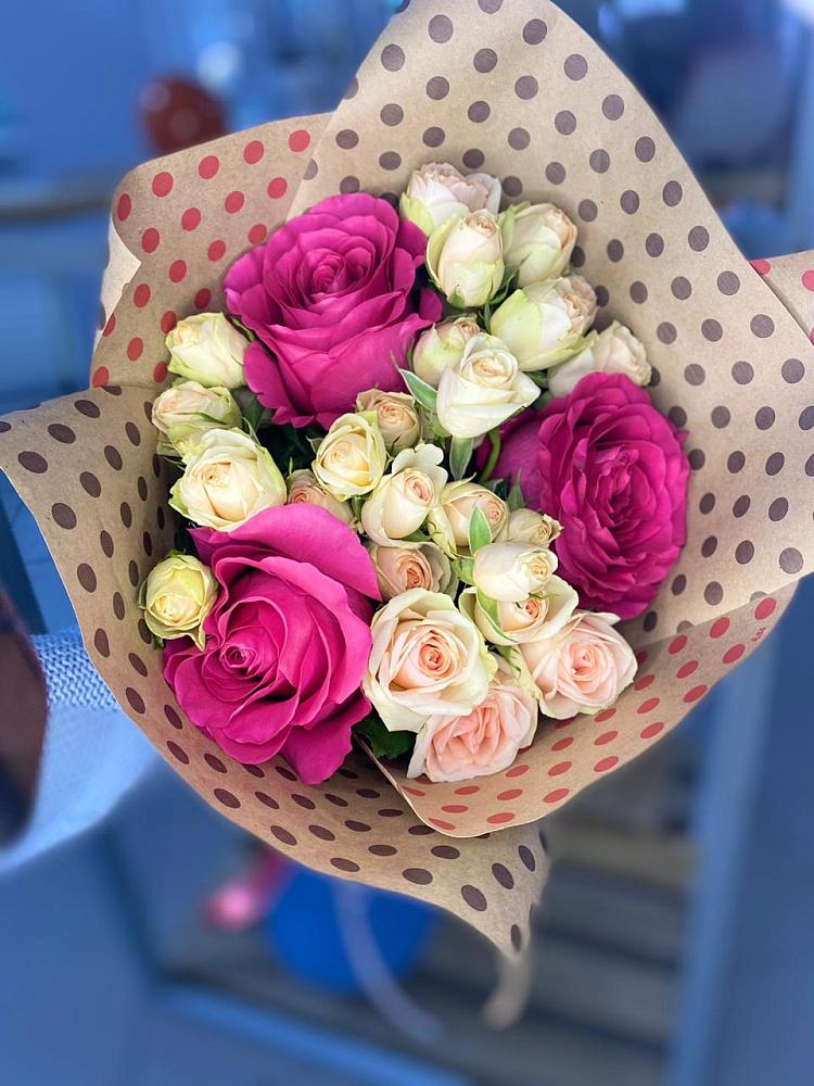 Букет цветов из: Розы в Батецком