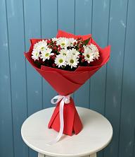 Букет цветов из:  Хризантемы в Батецком