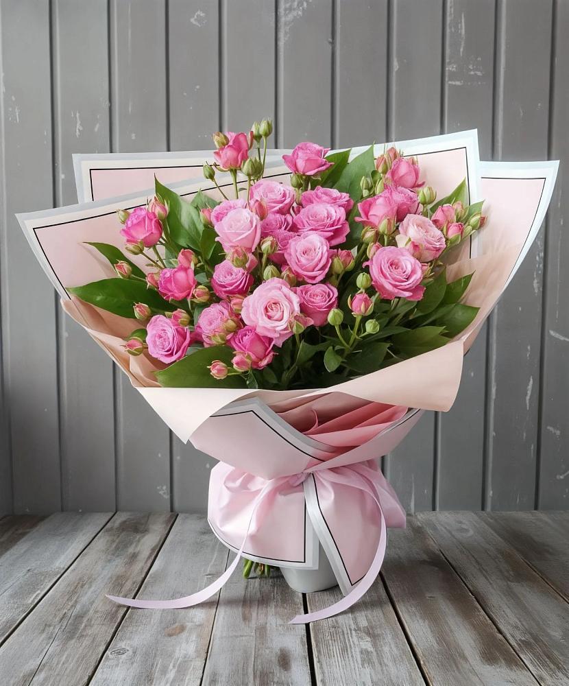 Букет Розовый кустик в Батецком