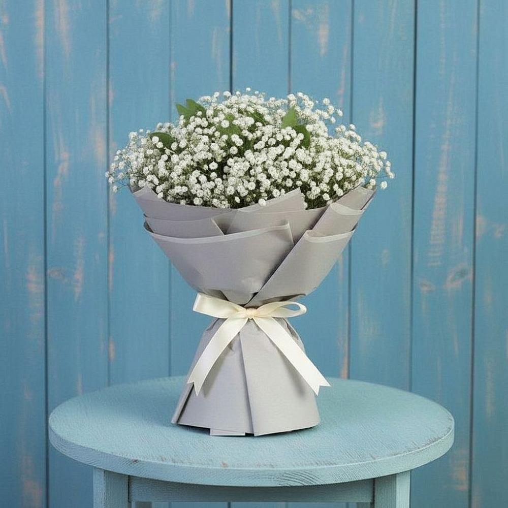 Букет цветов из: Гипсофила в Батецком