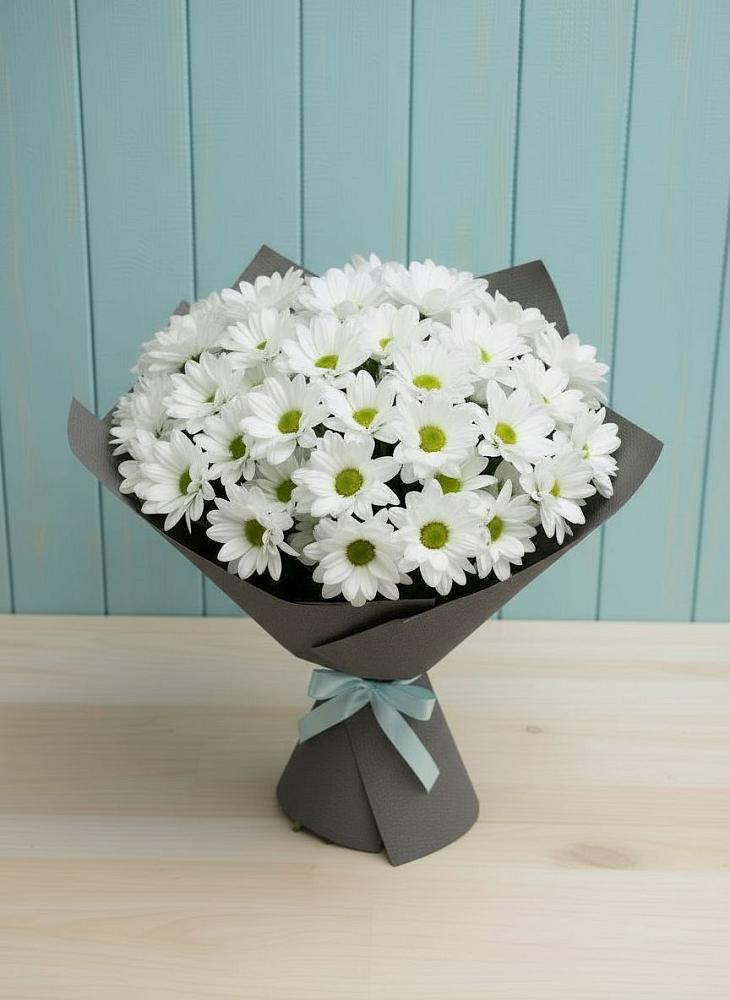 Букет цветов из: Хризантемы в Батецком