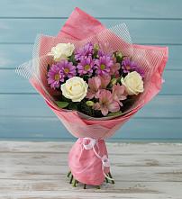 Букет цветов из:  Герберы в Батецком