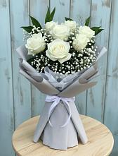 Букет цветов из:  Розы в Батецком