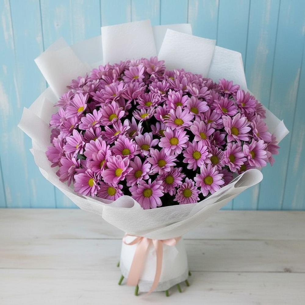 Букет цветов из: Хризантемы в Батецком