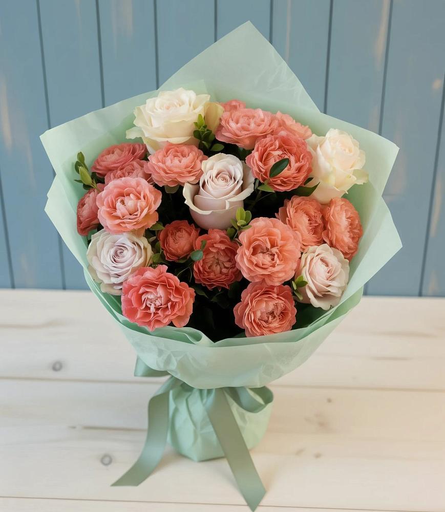 Букет цветов из: Розы в Батецком