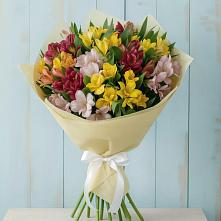 Букет цветов из:  Альстромерии в Батецком