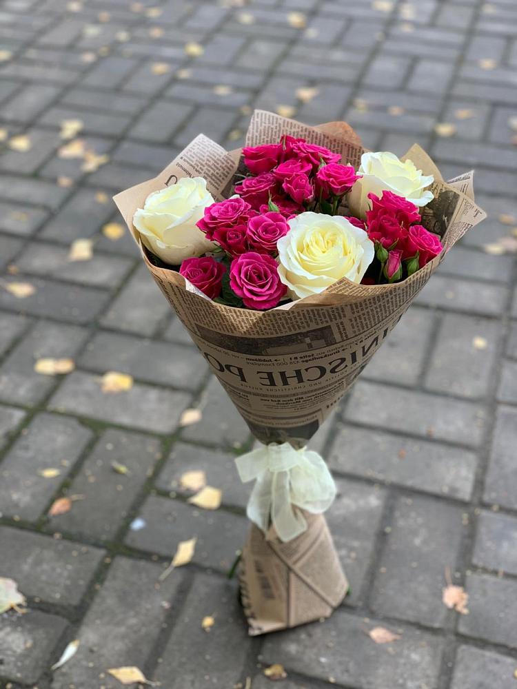 Букет цветов из: Розы в Батецком
