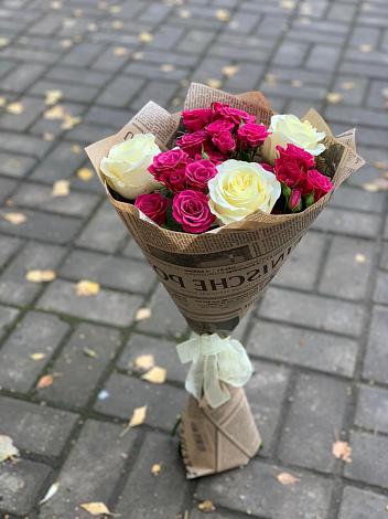 Букет цветов из: Розы в Батецком