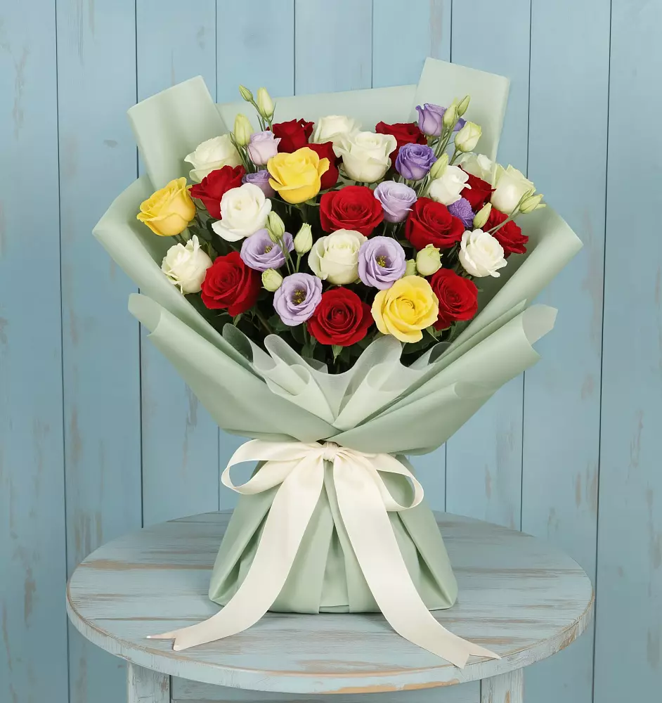 Букет цветов из: Розы в Батецком