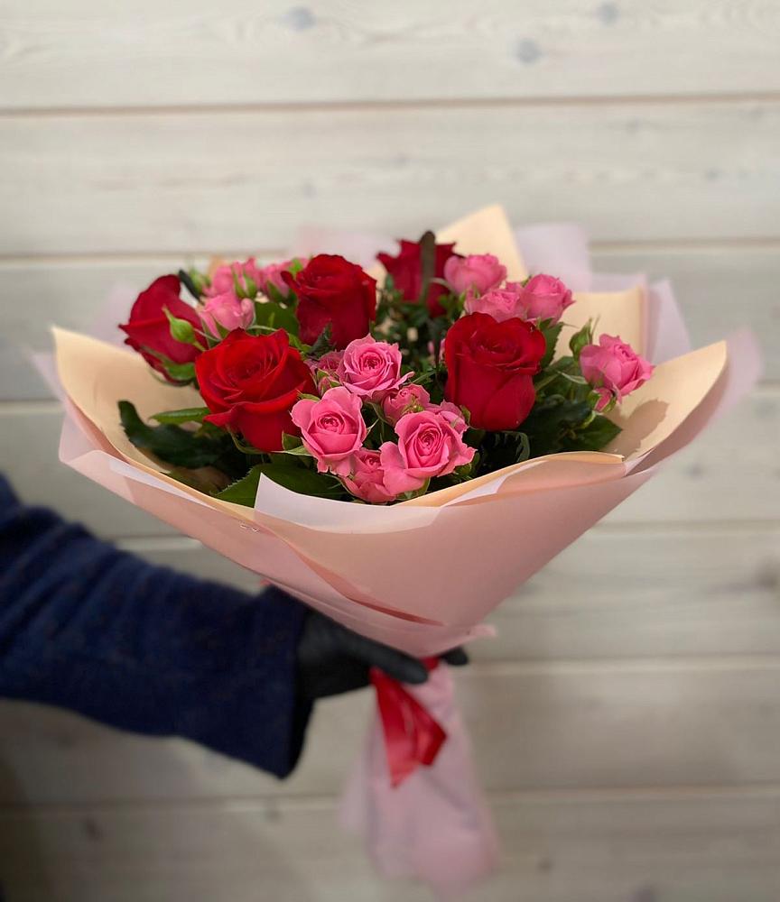 Букет цветов из: Розы в Батецком