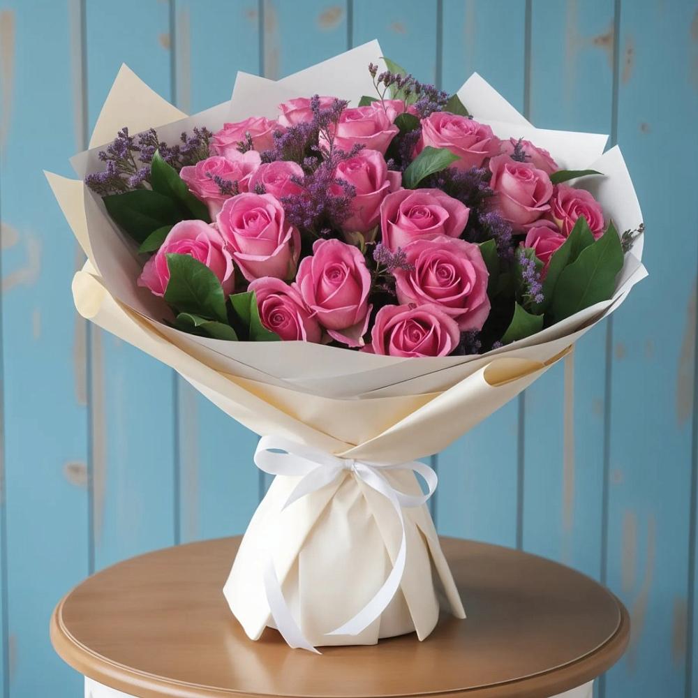 Букет цветов из: Розы в Батецком