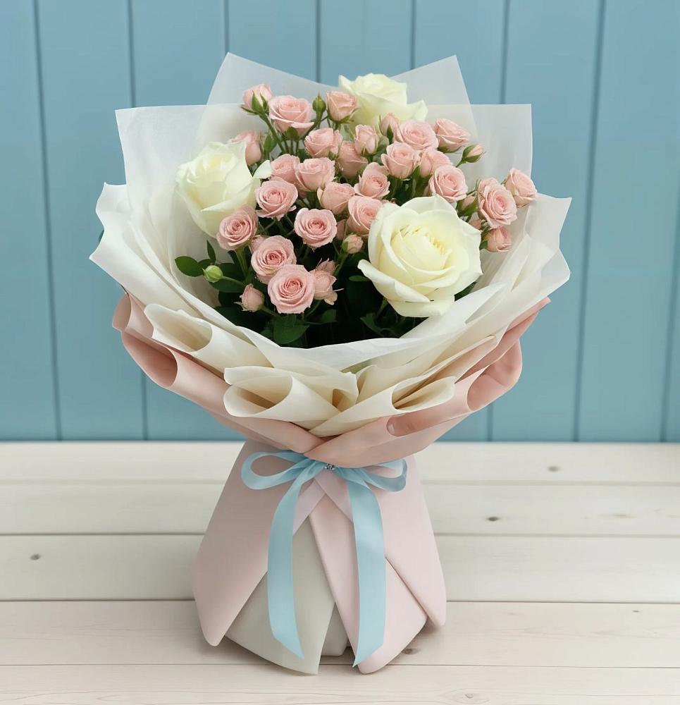 Букет цветов из: Розы в Батецком