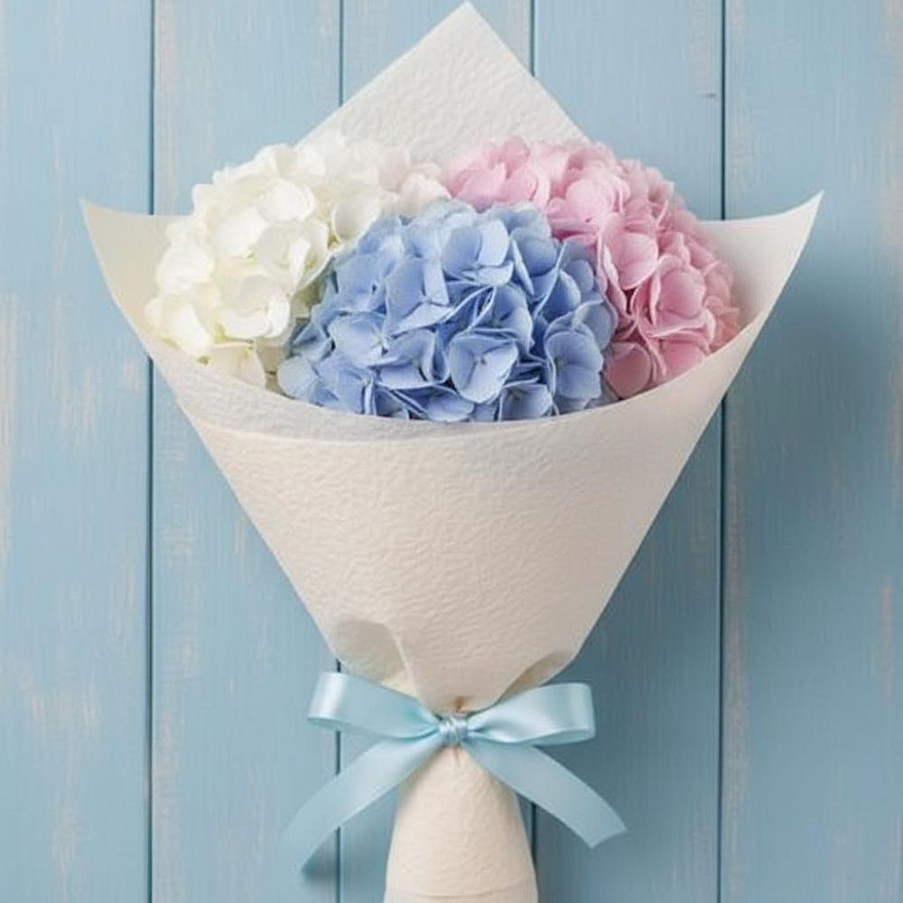 Букет цветов из: Гортензия в Батецком