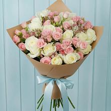 Букет цветов из:  Розы в Батецком