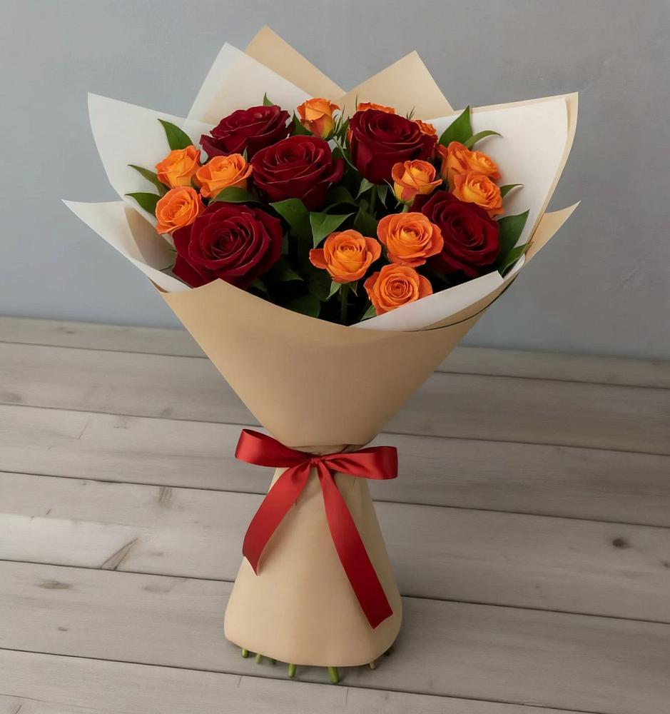 Букет Любовь и восторг в Батецком